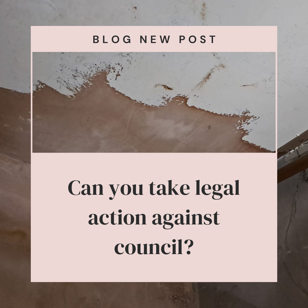 Can you take legal action against council?