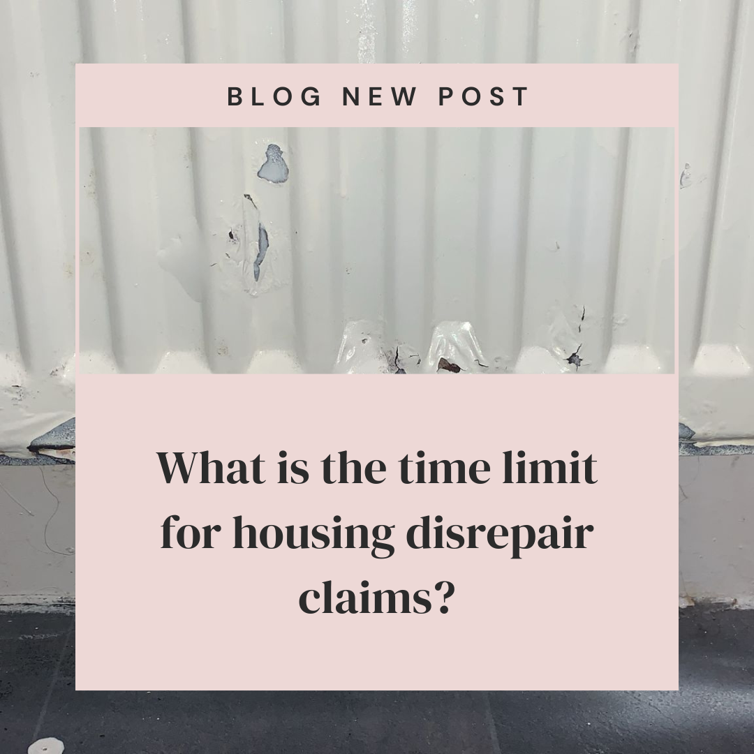 What is the time limit for housing disrepair claims?