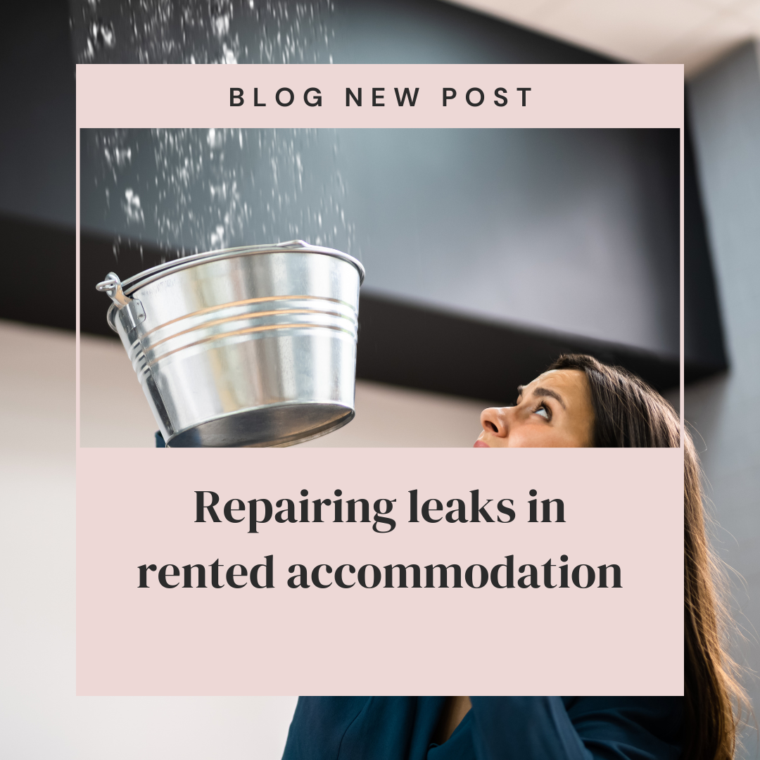 Repairing leaks in rented accommodation