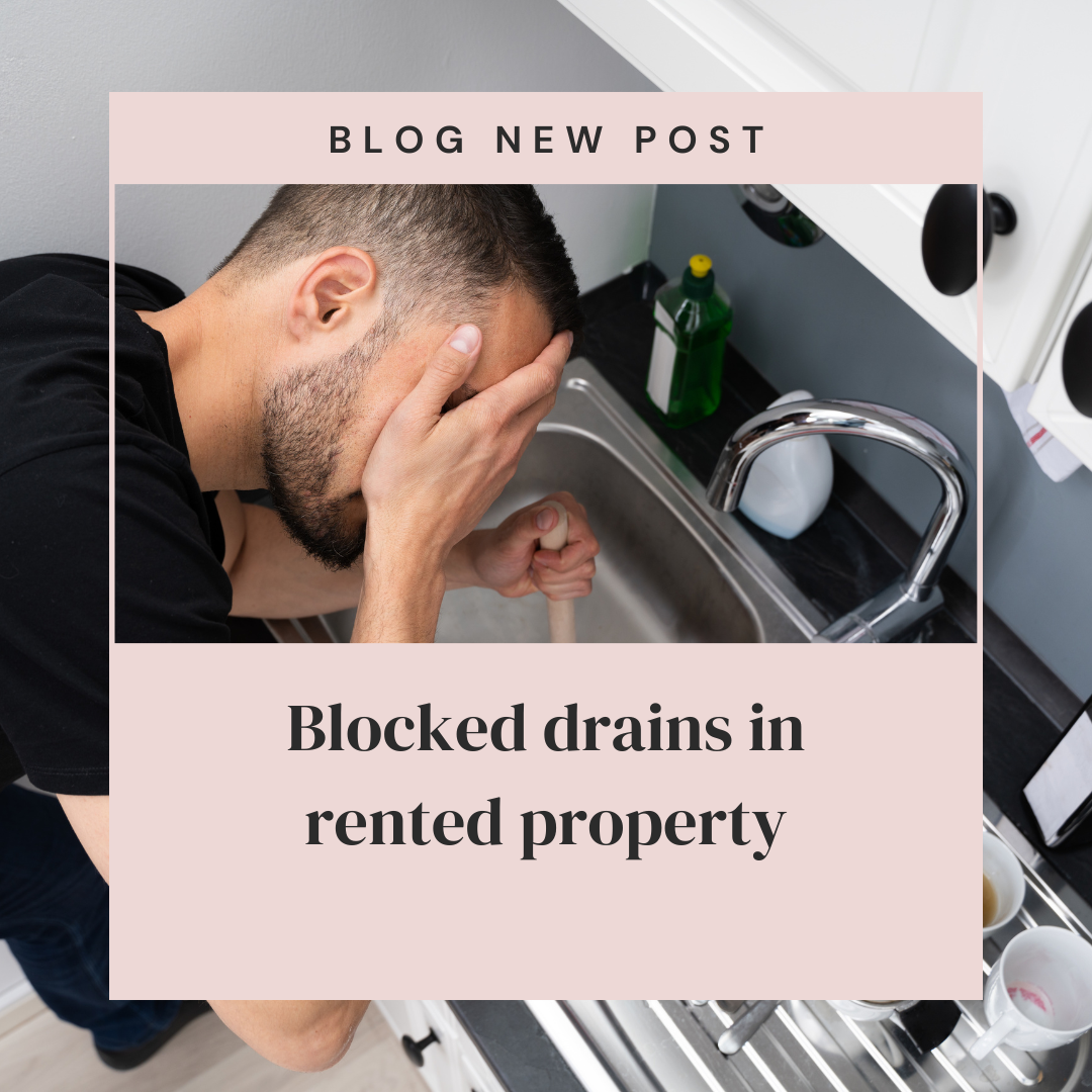 Blocked drains in rented property